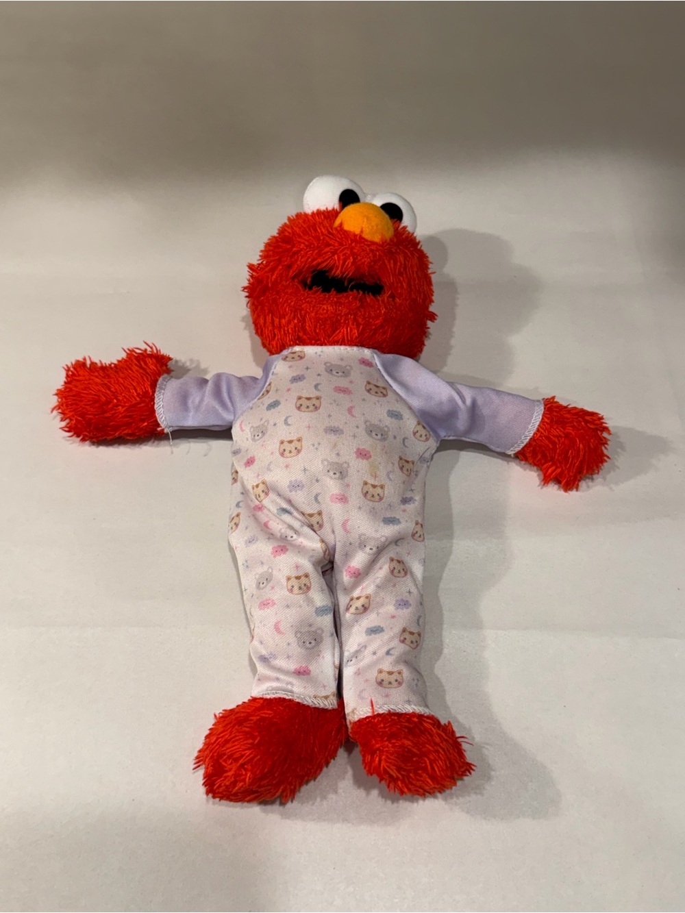 Elmo Red Plush Doll in Pajama Outfit - Kids Toy